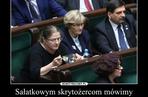 Krystyna Pawłowicz je w Sejmie MEMY