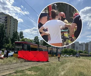 Rozpędzony tramwaj zmiótł 16-latka z ulicy. Chłopiec walczy o życie