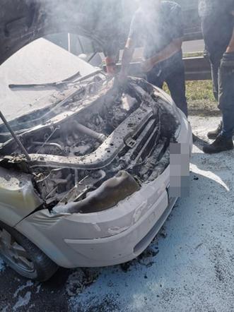 Katowice: Dramat kobiety, której auto stanęło w płomieniach. "Znieczulica!" 