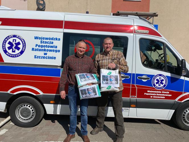 Myśliwi wspierają medyków z powiatu drawskiego