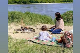 M jak miłość po wakacjach 2023. Gabrysia (Sara Lesiczka), Ola (Justyna Karłowska) na planie