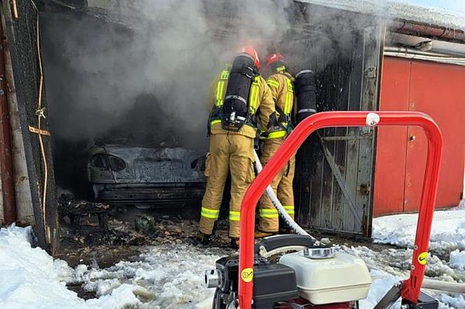 Tragiczny pożar w Jaworznie. W garażu zginął mężczyzna