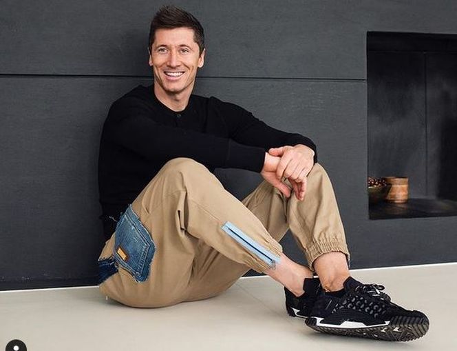 Robert Lewandowski na okładce