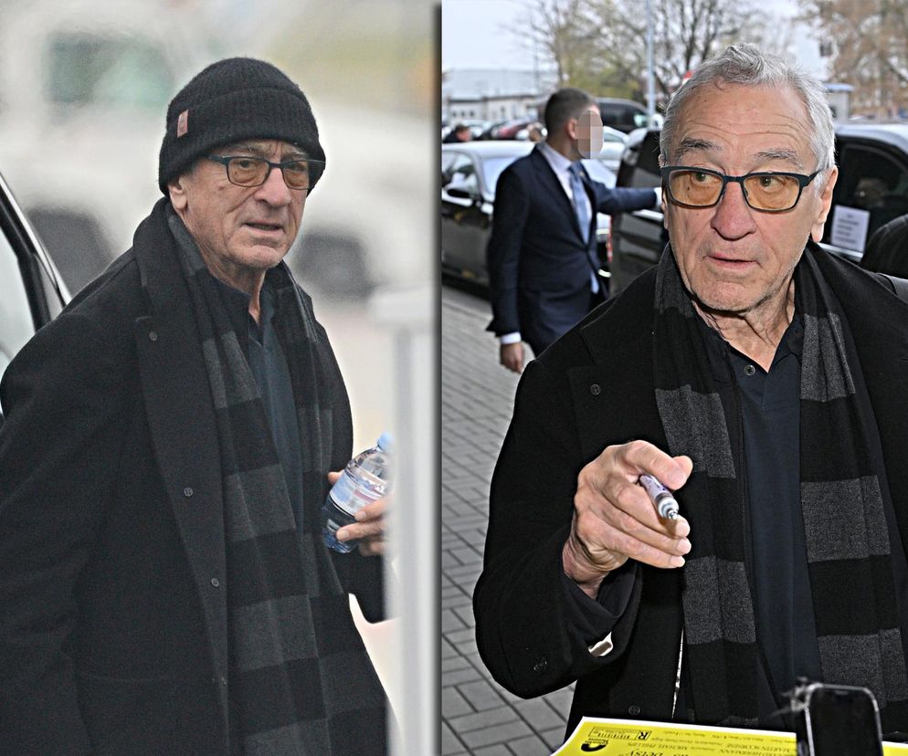 Robert De Niro już w Polsce. Aktor przyłapany na lotnisku w Warszawie