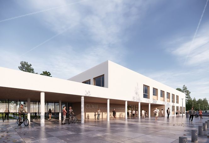 Liceum w Wesołej projektu plus3-architekci