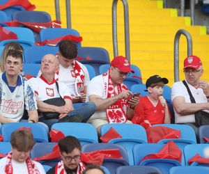 Kibice na meczu Polska - Mołdawia