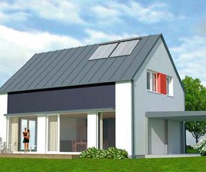 Instalacje w domu energooszczędnym. Kocioł gazowy, kolektory słoneczne i rekuperator