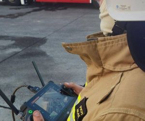 Bochnia. Magazyn i składowisko opon stanęły w ogniu