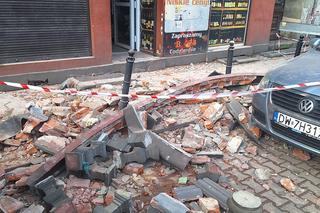 Na Truagutta z kamienicy spadł balkon. Wyjaśniane są okoliczności zdarzenia 