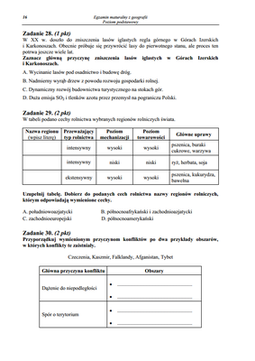 Geografia rozszerzona 2013