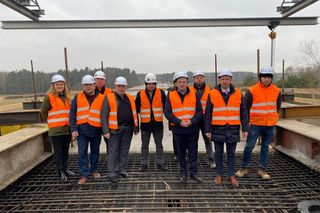 Budowa mostu na Bugu w Grannem