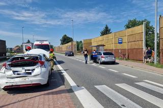 Karambol na drodze krajowej pod Tarnowem. W Łukanowicach zderzyły się cztery pojazdy