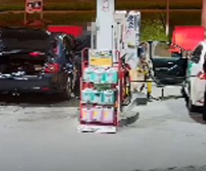 Wrocław. Rozlał benzynę na stacji i ją podpalił. 49-latek w rękach policji [ZDJĘCIA]