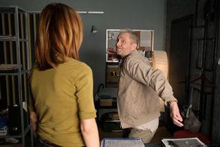 M jak miłość, odcinek 1874. Kama (Michalina Sosna), Adam Brzeziński (Grzegorz Kowalczyk)