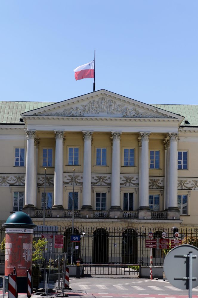 Żałoba narodowa w Warszawie