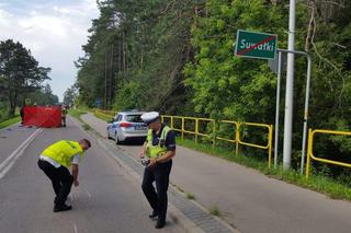 TRAGICZNY wypadek w Suwałkach! Motocyklista nie miał ŻADNYCH szans!