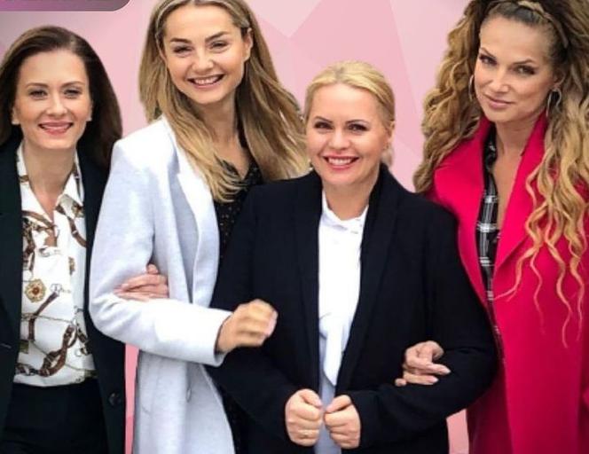 Przyjaciółki, sezon 17: Inga (Małgorzata Socha), Zuza (Anita Sokołowska), Patrycja (Joanna Liszowska), Anka (Magdalena Stużyńska)
