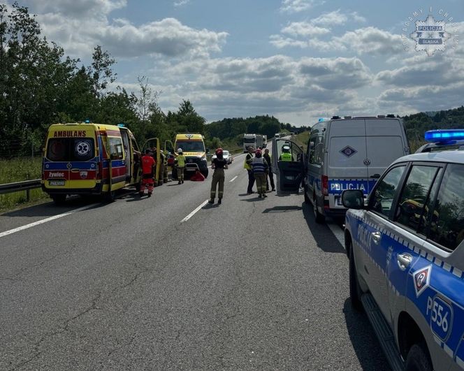 Tragiczny wypadek na S1. Nie żyje motocyklista