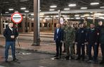 Terespol. Konferencja prasowa ministra Marcina Kierwińskiego.