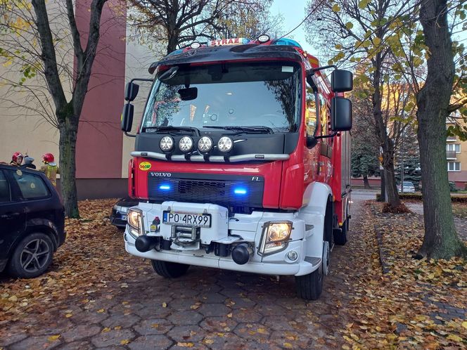Zgłoszenie o pożarze na Dąbrowskiego w Lesznie. Pożaru nie było