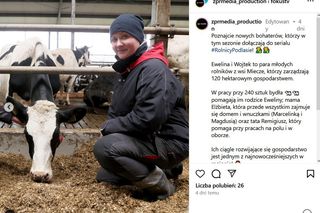 Rolnicy. Podlasie. Ewelina i Wojtek to nowi bohaterowie serialu. Mają potężne gospodarstwo