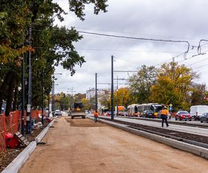 Budowa tramwaju do Wilanowa na kilka tygodni przed otwarciem