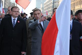 Robert Bąkiewicz na Marszu Niepodległości