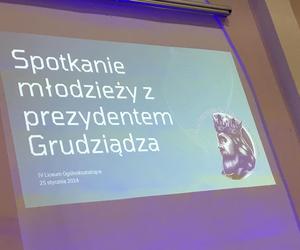 Spotkanie prezydenta Grudziądza z lokalną młodzieżą