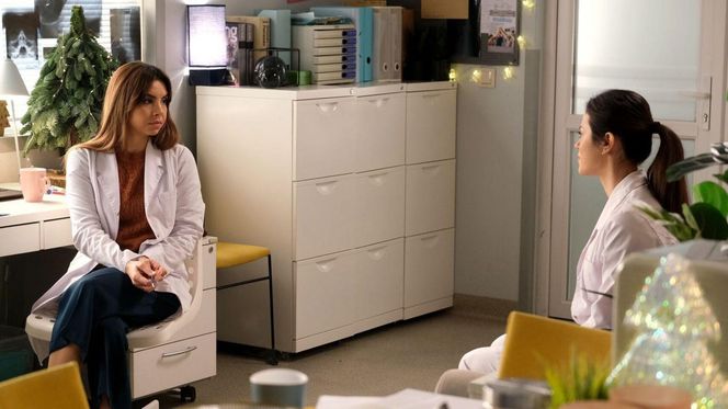 	M jak miłość odc. 1853. Aneta (Ilona Janyst), Kasia (Paulina Lasota)