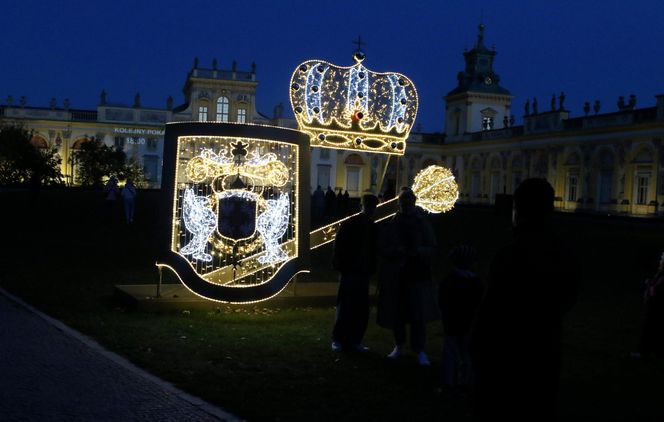 Królewski Ogród Świateł w Wilanowie już otwarty. Zobaczcie sami, jak tam jest pięknie!