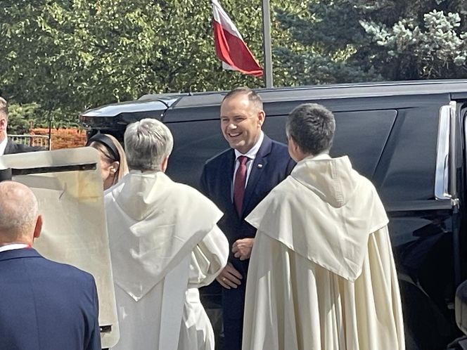 Karol Nawrocki z małżonką w USA. Tak przyjęto ich w Doleystown