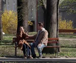 Pierwsza miłość odc. 4020. Krystian (Patryk Pniewski), Melka (Ewa Jakubowicz)