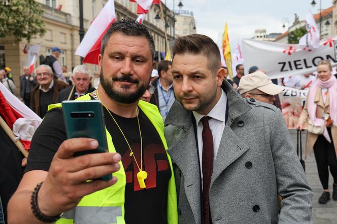 Protest w Warszawie