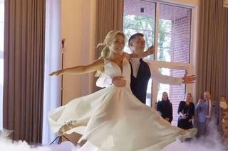 Kamil Semeniuk z żoną Kasią