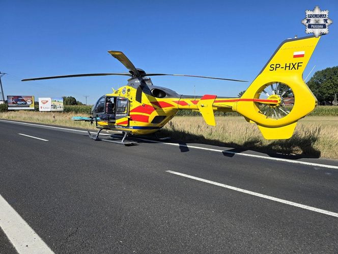 Kobiór. Śmiertelny wypadek na DK nr 1. Pasażerka citroena nie żyje [ZDJĘCIA]