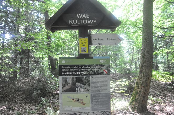 "Świętokrzyska Kalwaria" - droga z Nowej Słupi na Święty Krzyż