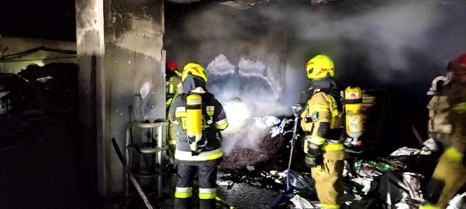 Pożar Castroramy w Zielonej Górze