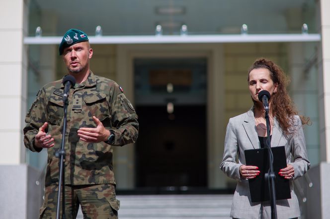 Siedem dronów i szczątki pocisku - MSWiA