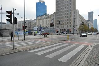 Skrzyżowanie ul. Świętokrzyskiej z pl. Powstańców Warszawy