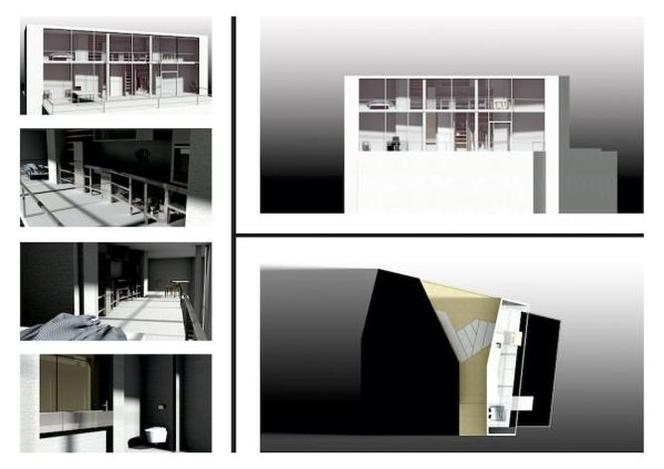 Wyniki konkursu studenckiego Architektury murator, Mieszkanie młodego architekta, wyróżnienie