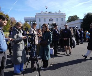 Trump przyjechał do Białego Domu! Plotki o Bidenie szaleją