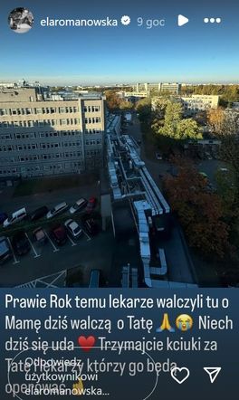 Dramat! Ela Romanowska walczy o życie ojca, niedawno pochowała matkę