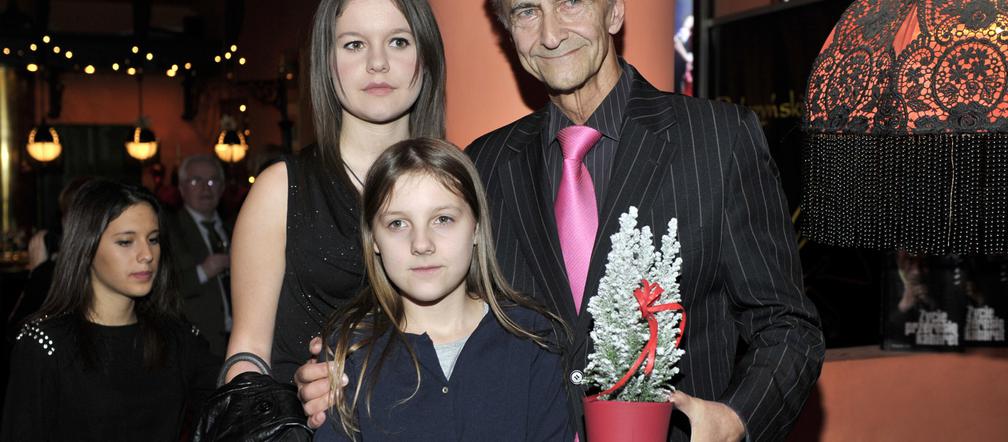 Tadeusz Ross z żoną i dziećmi
