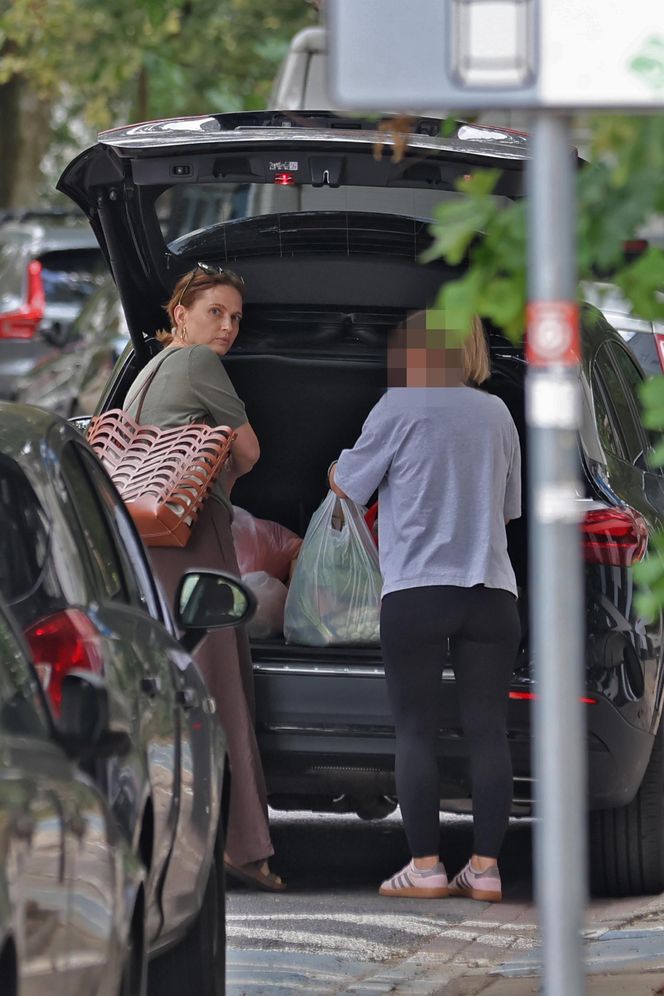 Edward Miszczak i Anna Cieślak na bazarku