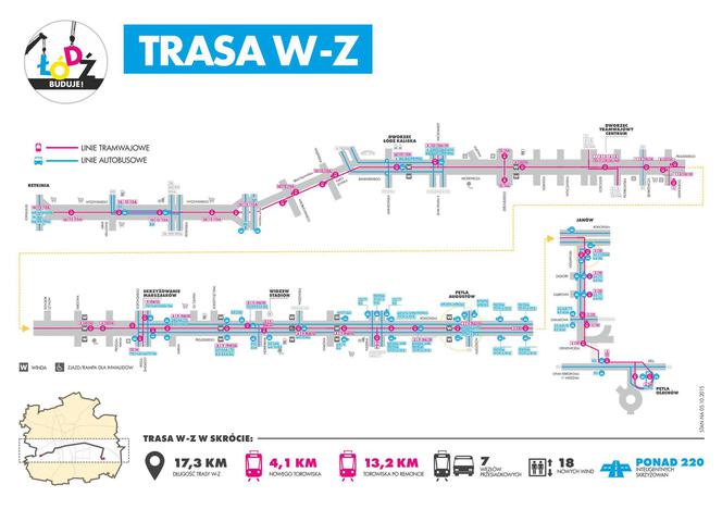 Komunikacja na trasie WZ