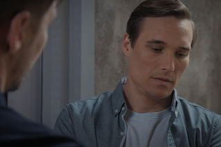 M jak miłość, odcinek 1874: Olek (Maurycy Popiel), Marcin (Mikołaj Roznerski)