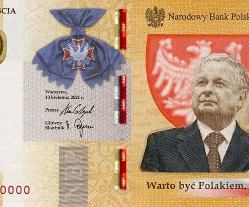  Banknot z Lechem Kaczyńskim najlepszym banknotem kolekcjonerskim roku 2021