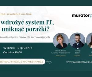 Jak wdrożyć system IT, aby uniknąć porażki? Zapraszamy na webinar!