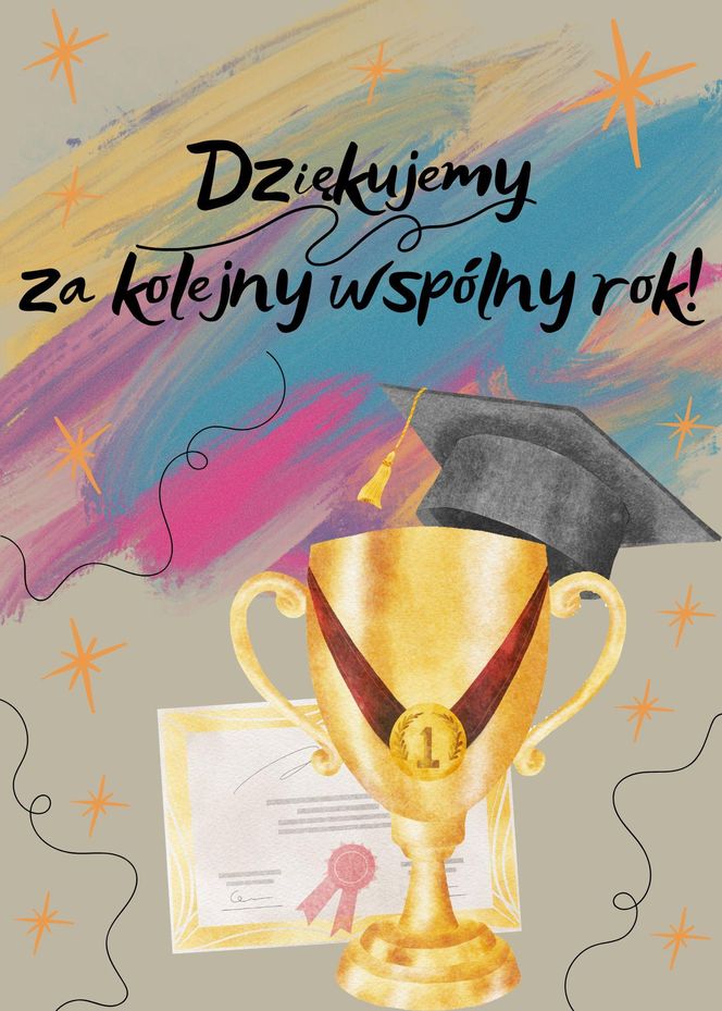 Podziękowanie dla nauczyciela do druku