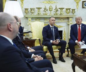 Konferencja Nawrockiego i Trumpa przed rozmowami w Białym Domu